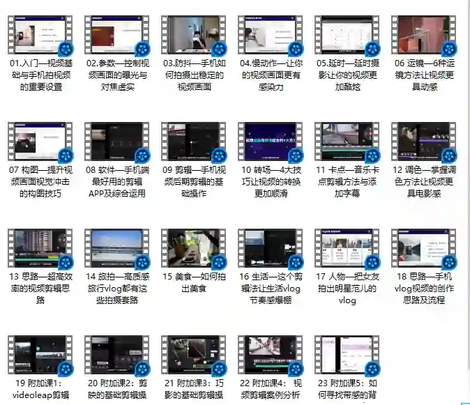 手机摄影实战指南:用手机拍出酷炫短视频(V3.0专属版)-拆界研习社
