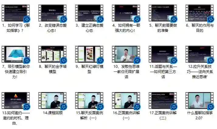 爱上情感教育《聊如指掌2.0》-拆界研习社