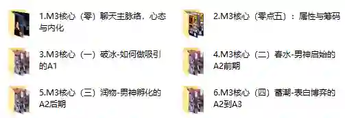 黑猫《谜男M3核心课程》实战指南+独家案例揭秘-拆界研习社